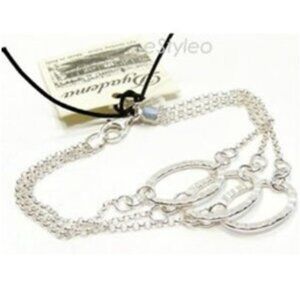 Dyadema Italian Bracelet Sterling Silver 3 Chain